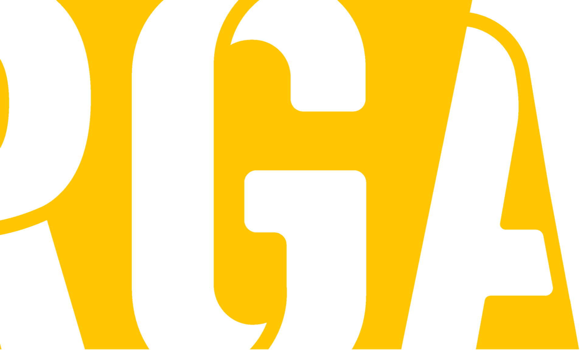 Close up of the type used for the Practical Governance logo.